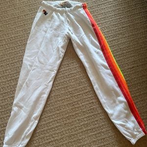 White Avitaor Nation sweatpants